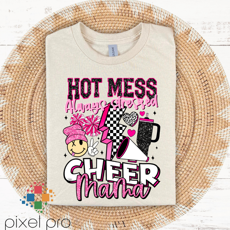 Hot Mess Cheer Mama