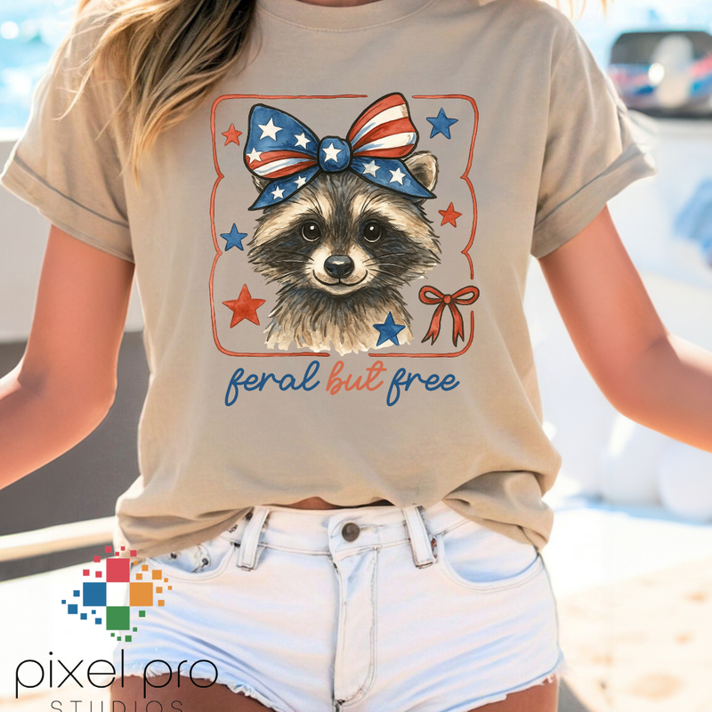 Feral But Free Raccoon