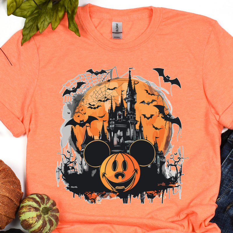 Halloween Mouse and Castle