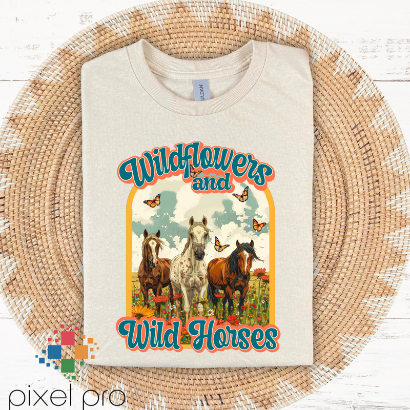 Wildflowers and Wildhorses