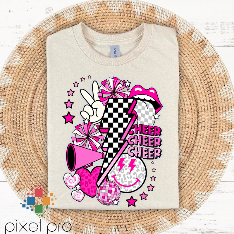 Pink Retro Cheer