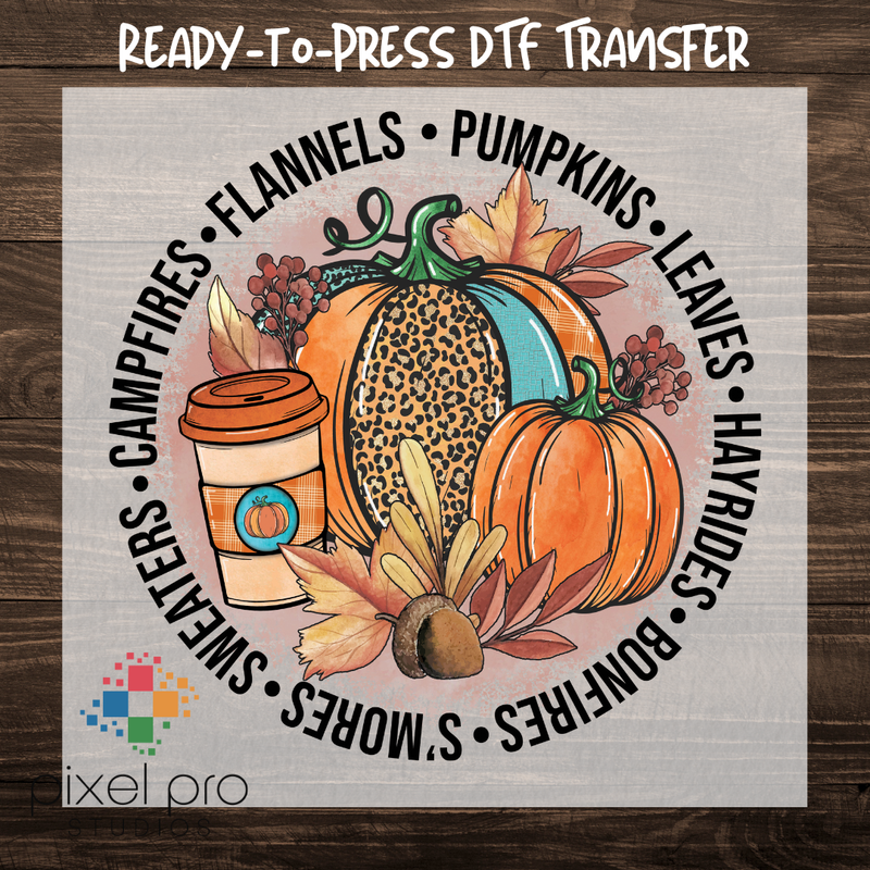 Campfires Flannels Pumpkins