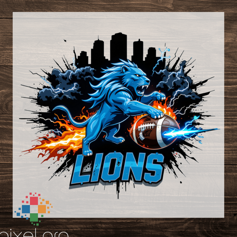 Lions with Fire