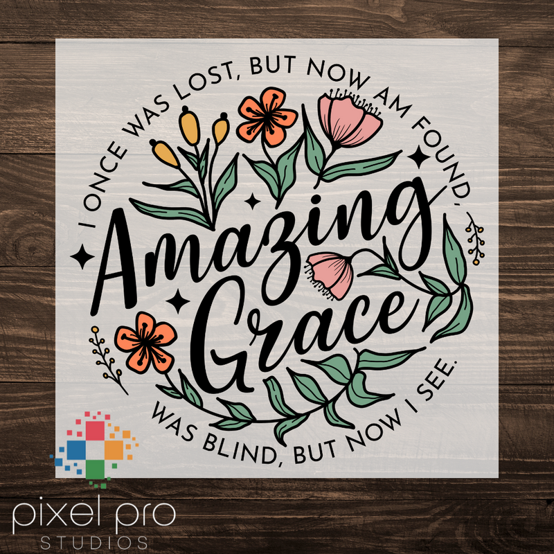 Amazing Grace with Flowers