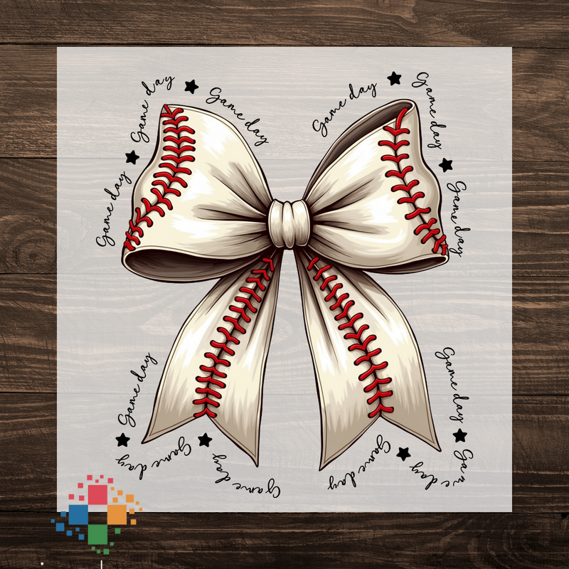 Game Day Baseball Bow