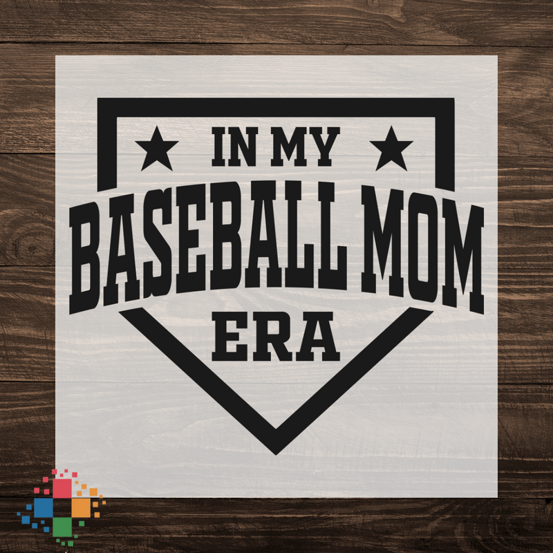 In My Baseball Mom Era- Black