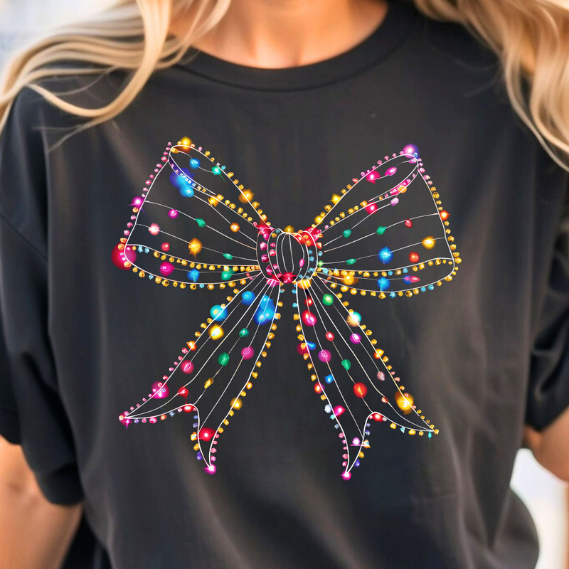 Christmas Lights Bow