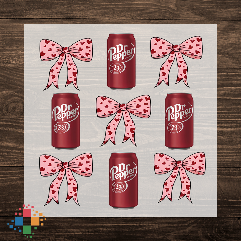 Dr Pepper with Bows