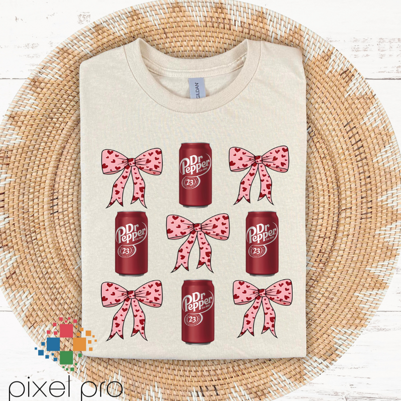 Dr Pepper with Bows