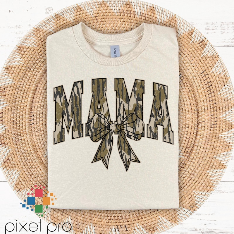Camo Mama with Bow
