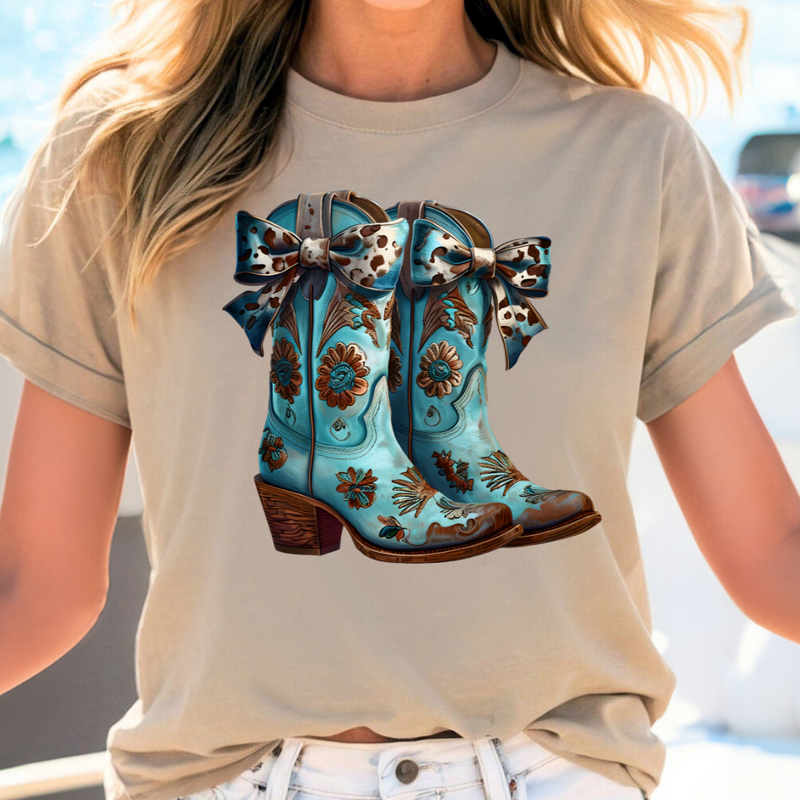 Blue Cowgirl Boots