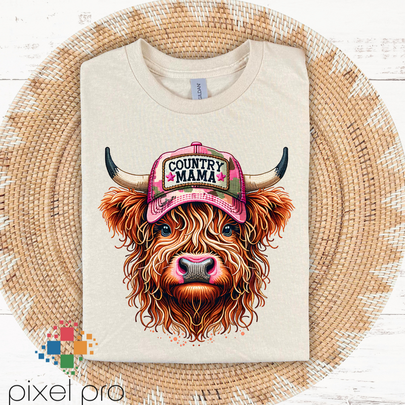Country Mama Highland Cow