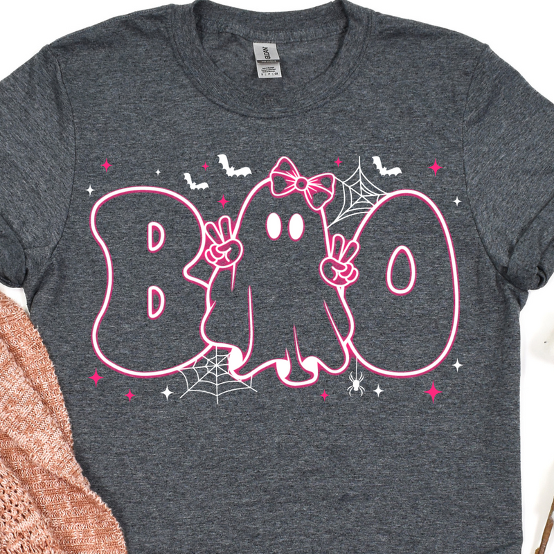 Pink Neon Boo