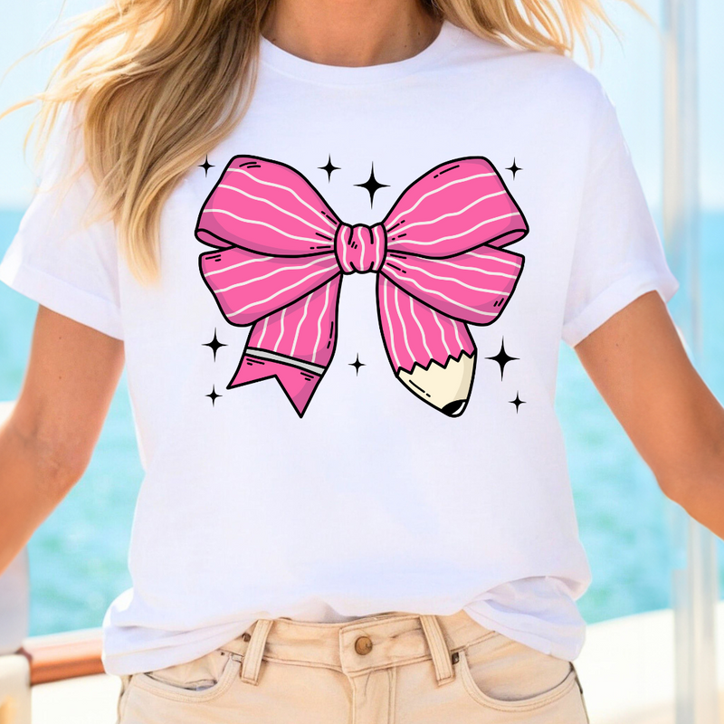 Pink Pencil Bow