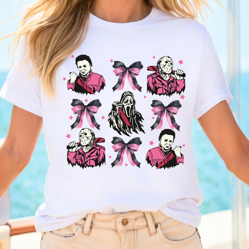 Pink Horror Men with Pink Bows