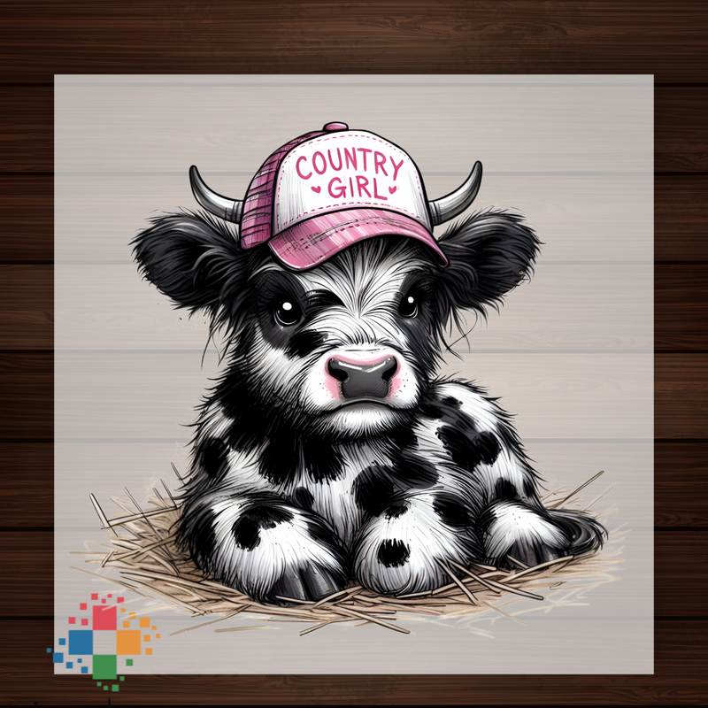 Country Girl Spotted Cow
