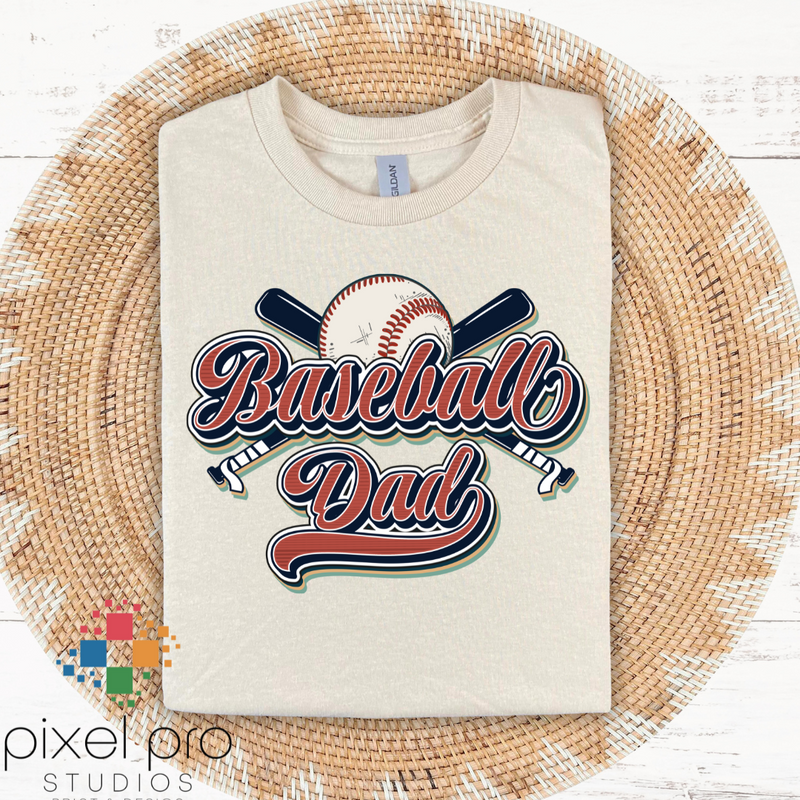 Retro Baseball Dad