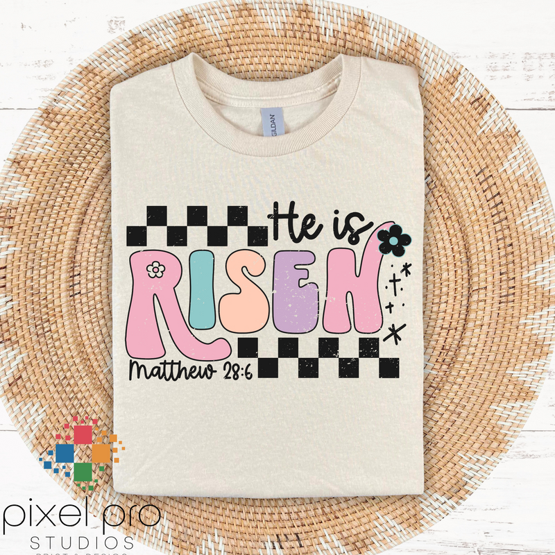 Retro He is Risen