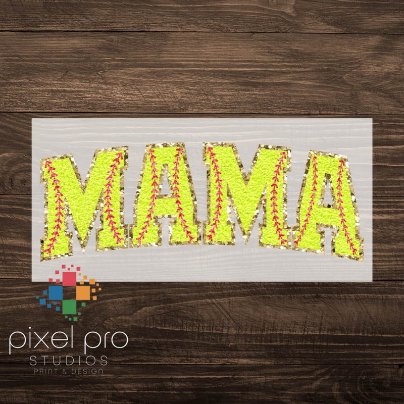 Softball Print Mama