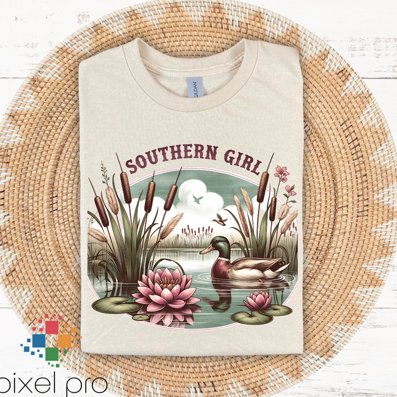 Southern Girl with Pond