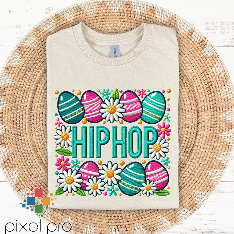 Hip Hop with Daisies and Eggs