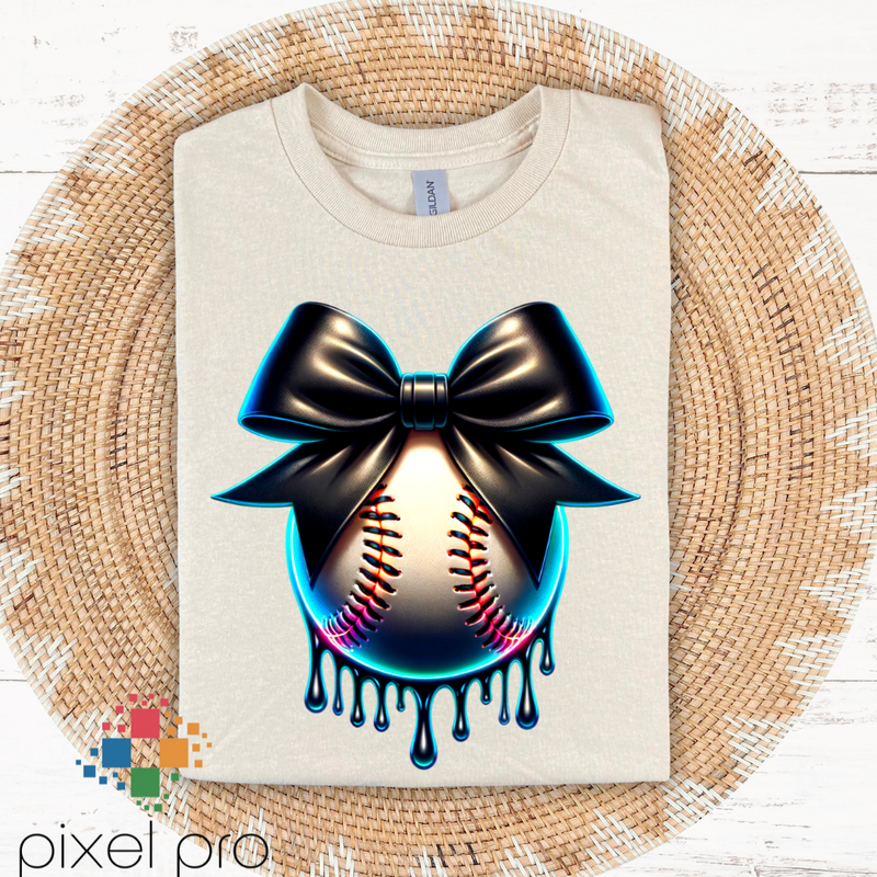 Baseball Drip with Bow