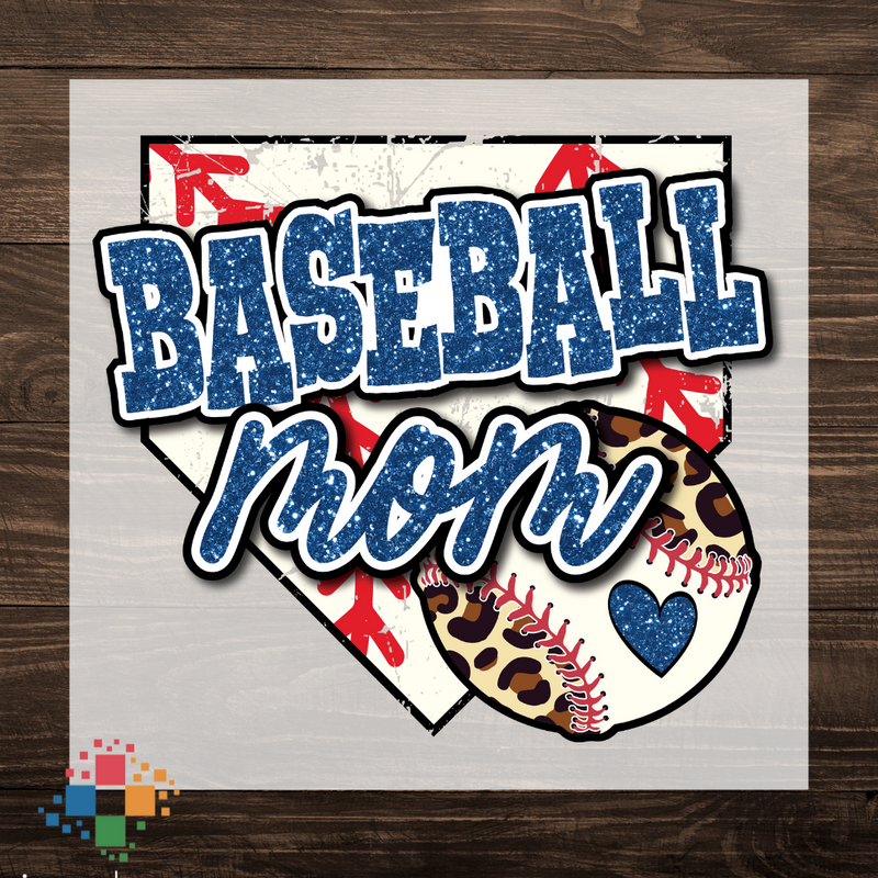 Baseball Mom on Plate