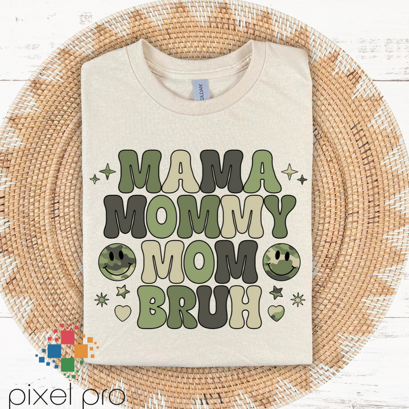 Mama Mommy Mom Bruh- Green