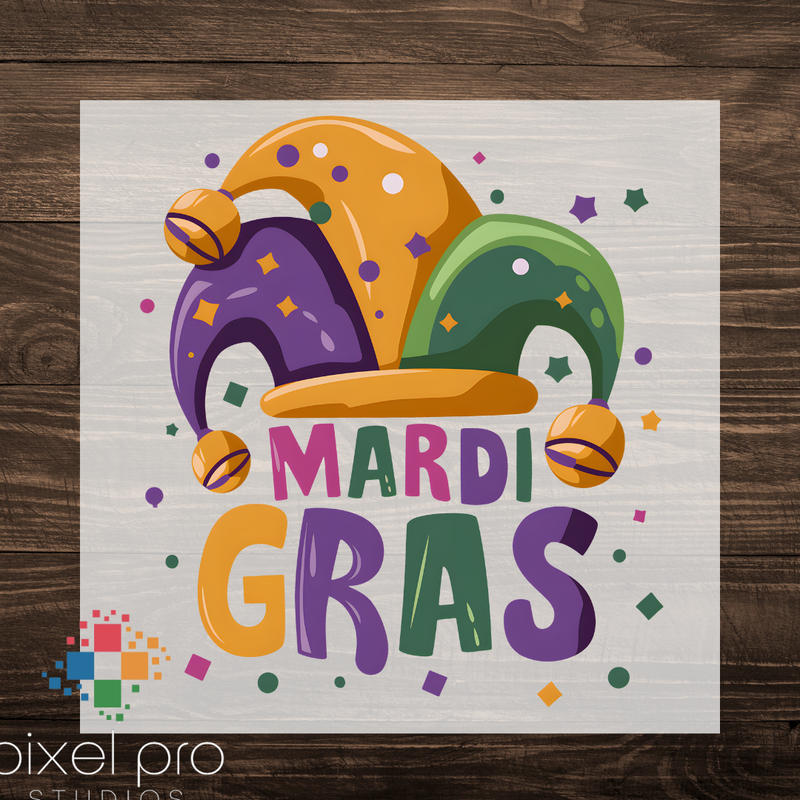 Mardi Gras with Hat