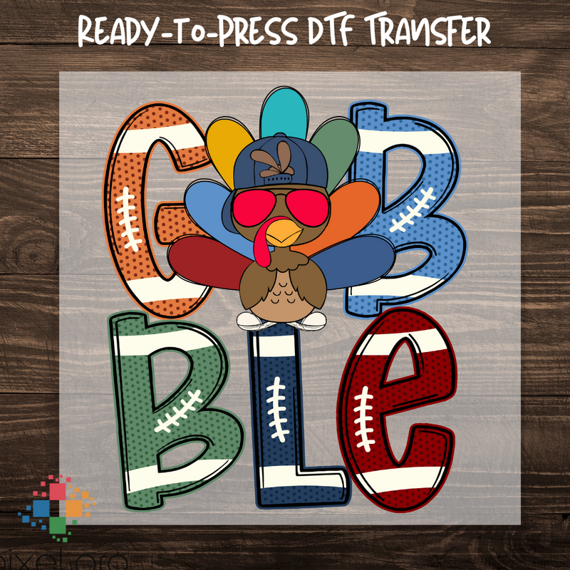 Colorful Football Gobble