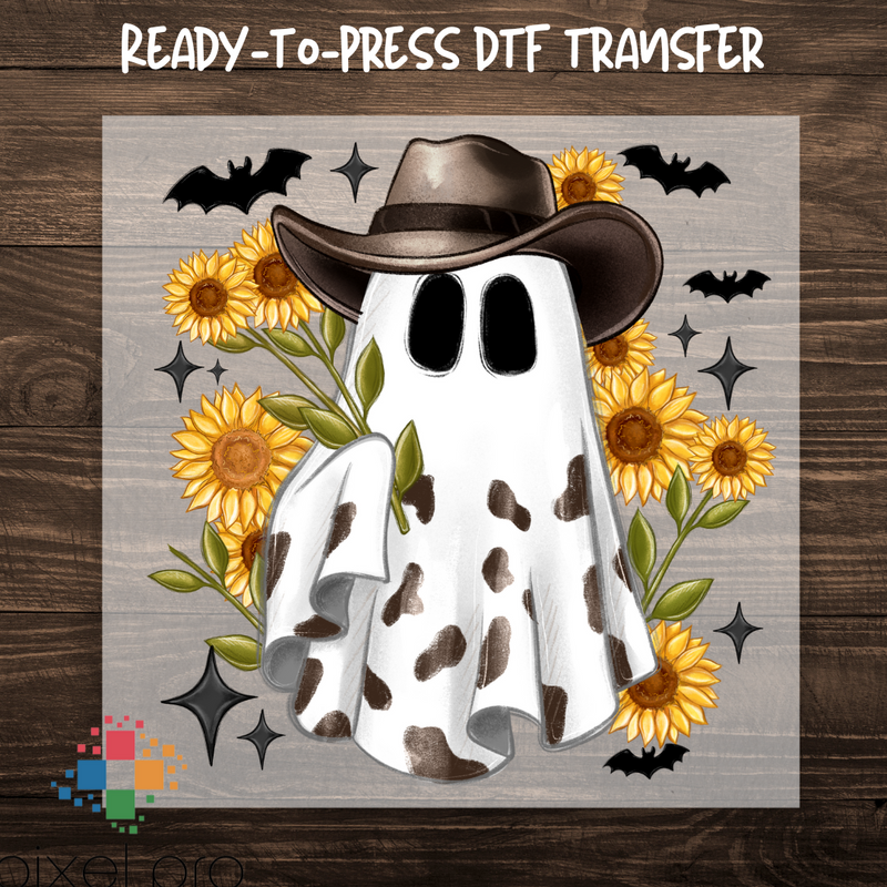Western Cow Print Ghost
