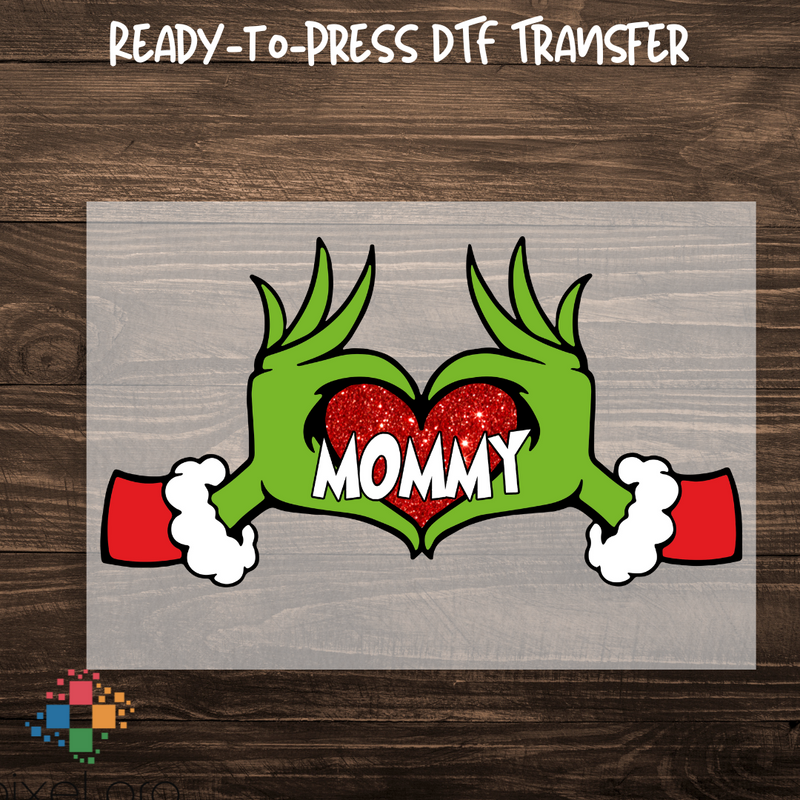 Mommy Green Guy Hands
