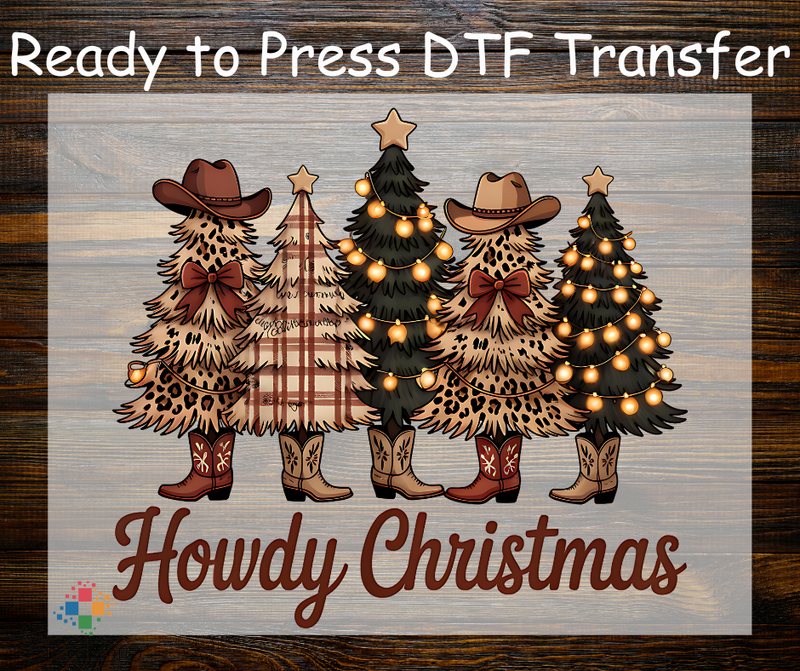 Howdy Christmas Leopard Trees