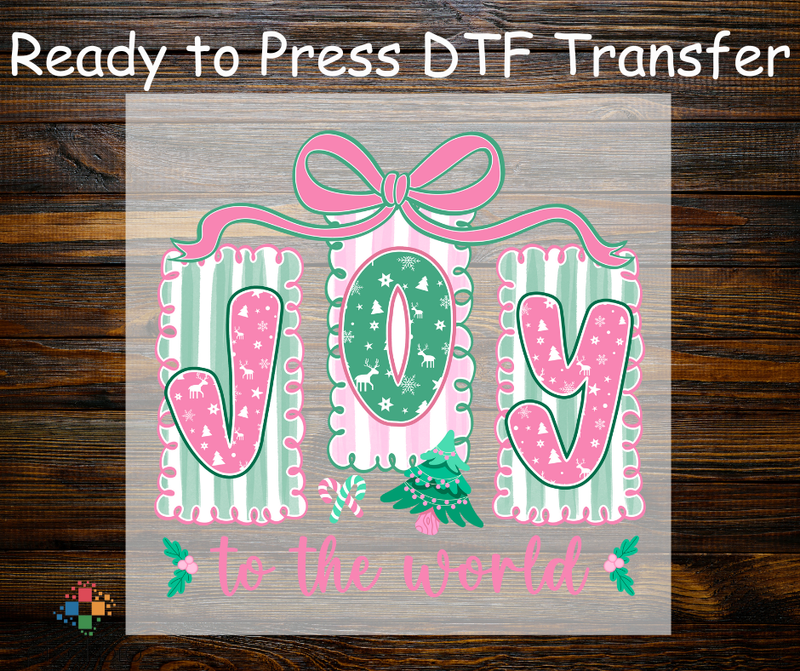 Pink Preppy Joy to the World