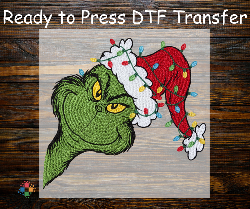 Crochet Leaning Grinch