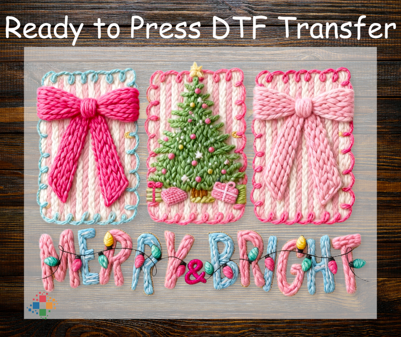 Pink Yarn Merry and Bright