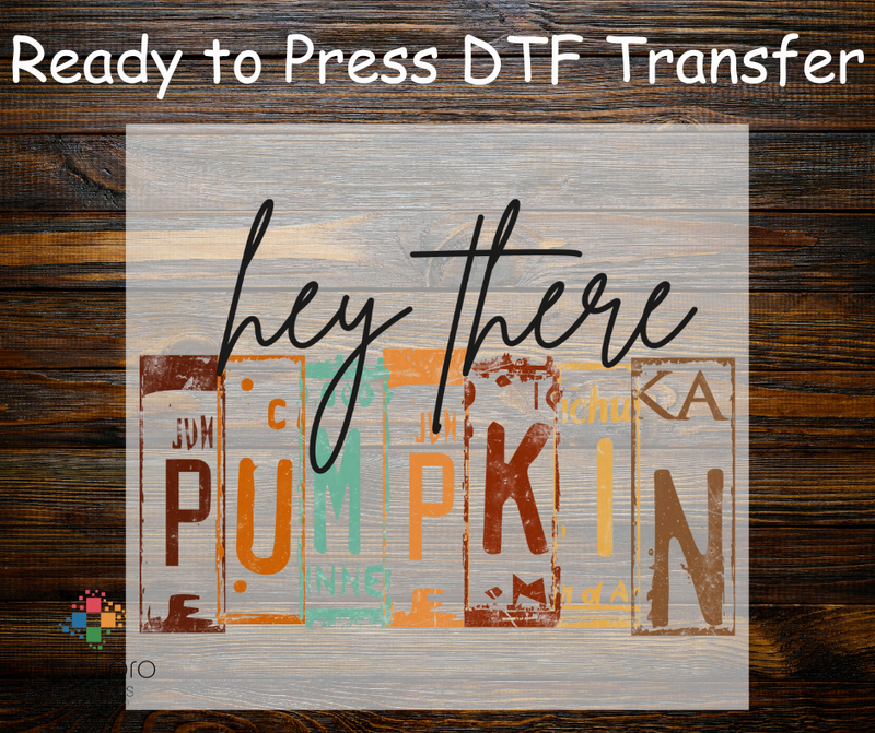 Hey There Pumpkin Colorful