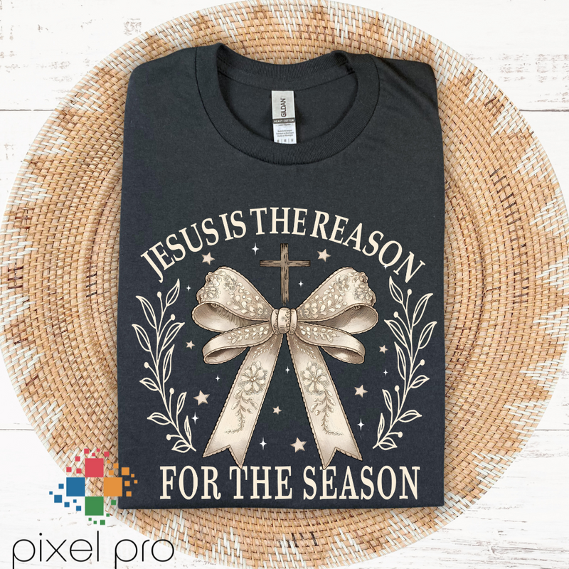 Jesus Is The Reason for the Season with Bow