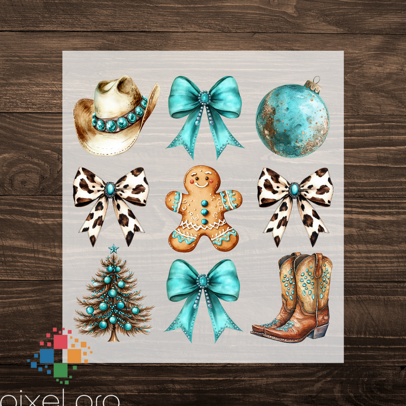 Western Christmas with Bows