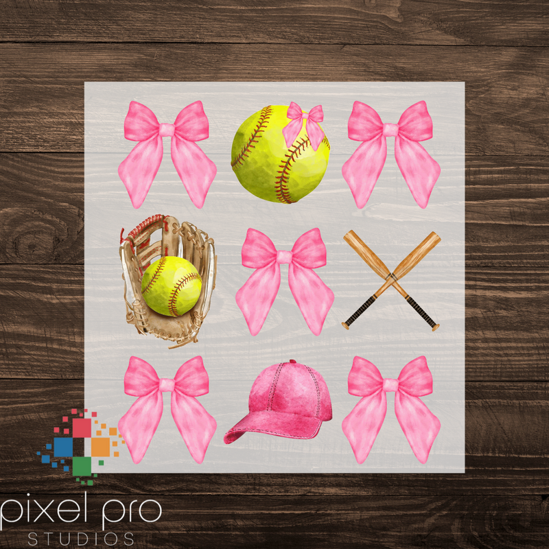 Softballs and Pink Bows