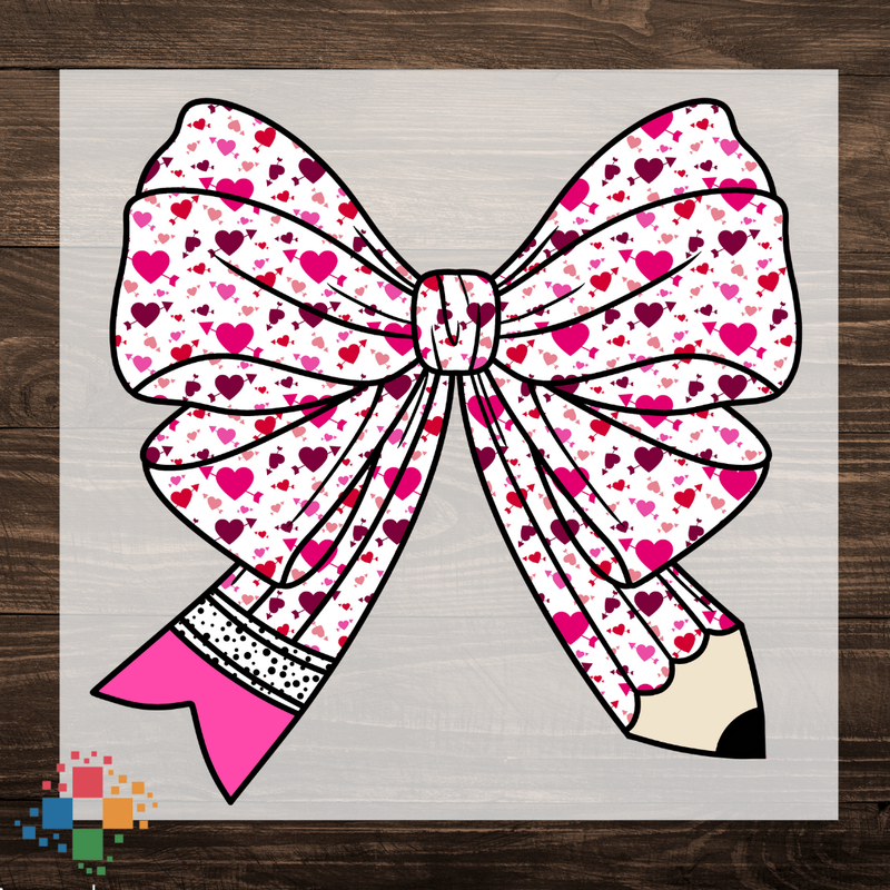 Valentine Pencil Bow