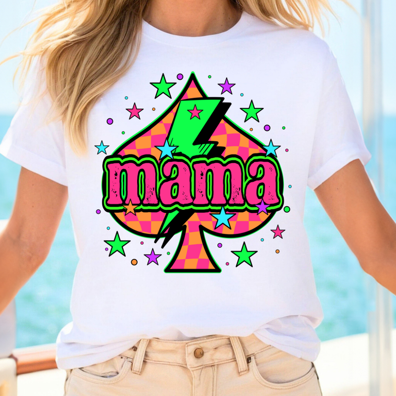 Retro Neon Mama on Spade