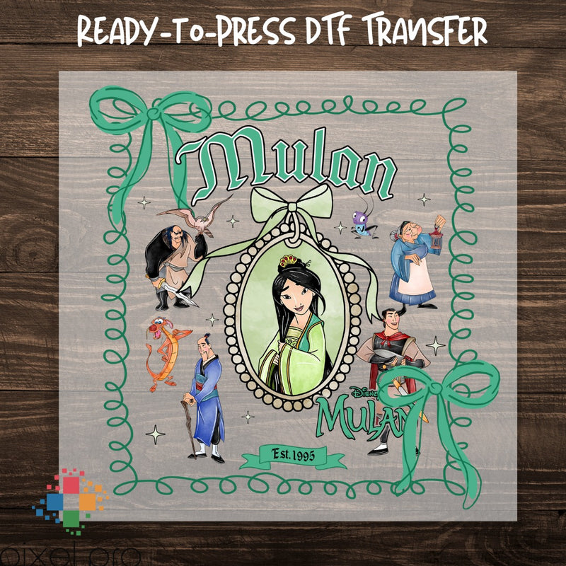 Green Princess with Border and Frame