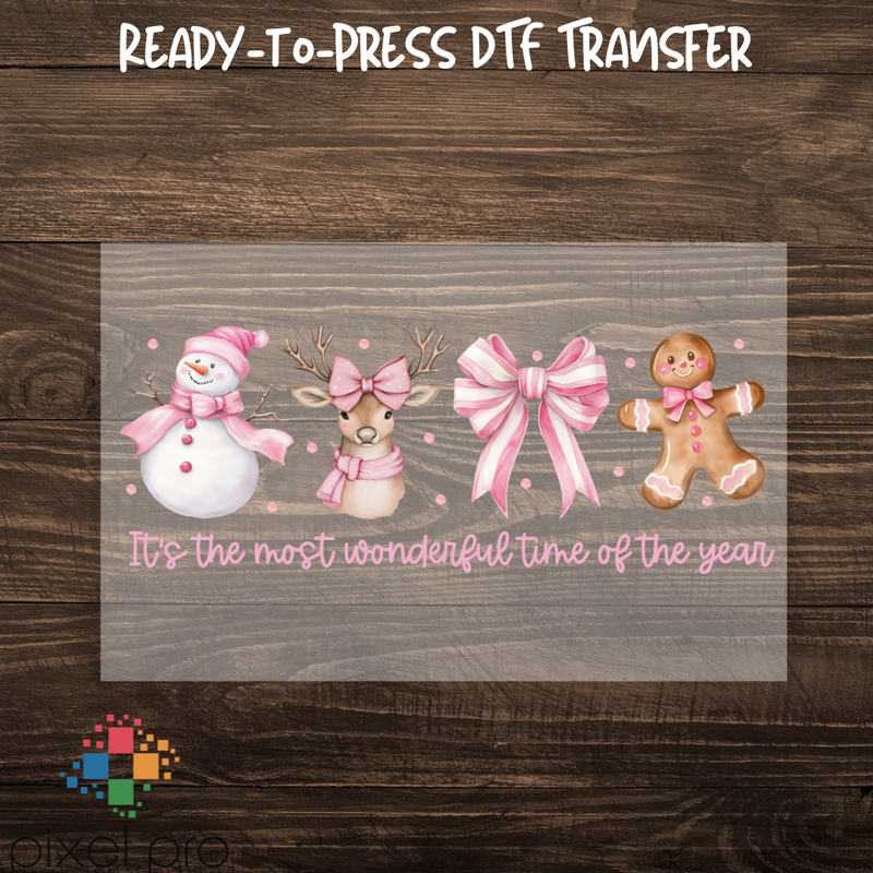 Most Wonderful Time Of The Year Pink